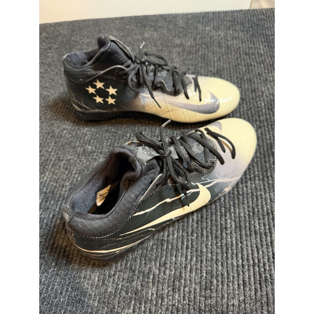 NIKE Alpha Field General Elite 3 Black Grey White TD Football Cleats New Mens 12